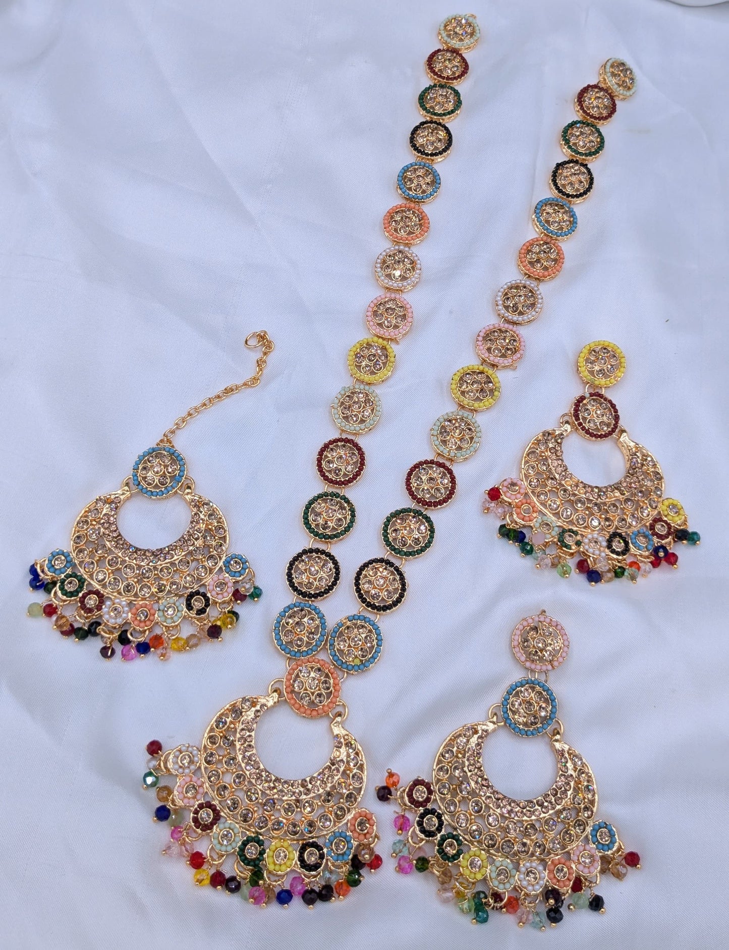 Mala Style Set Norantan Style With Tikka