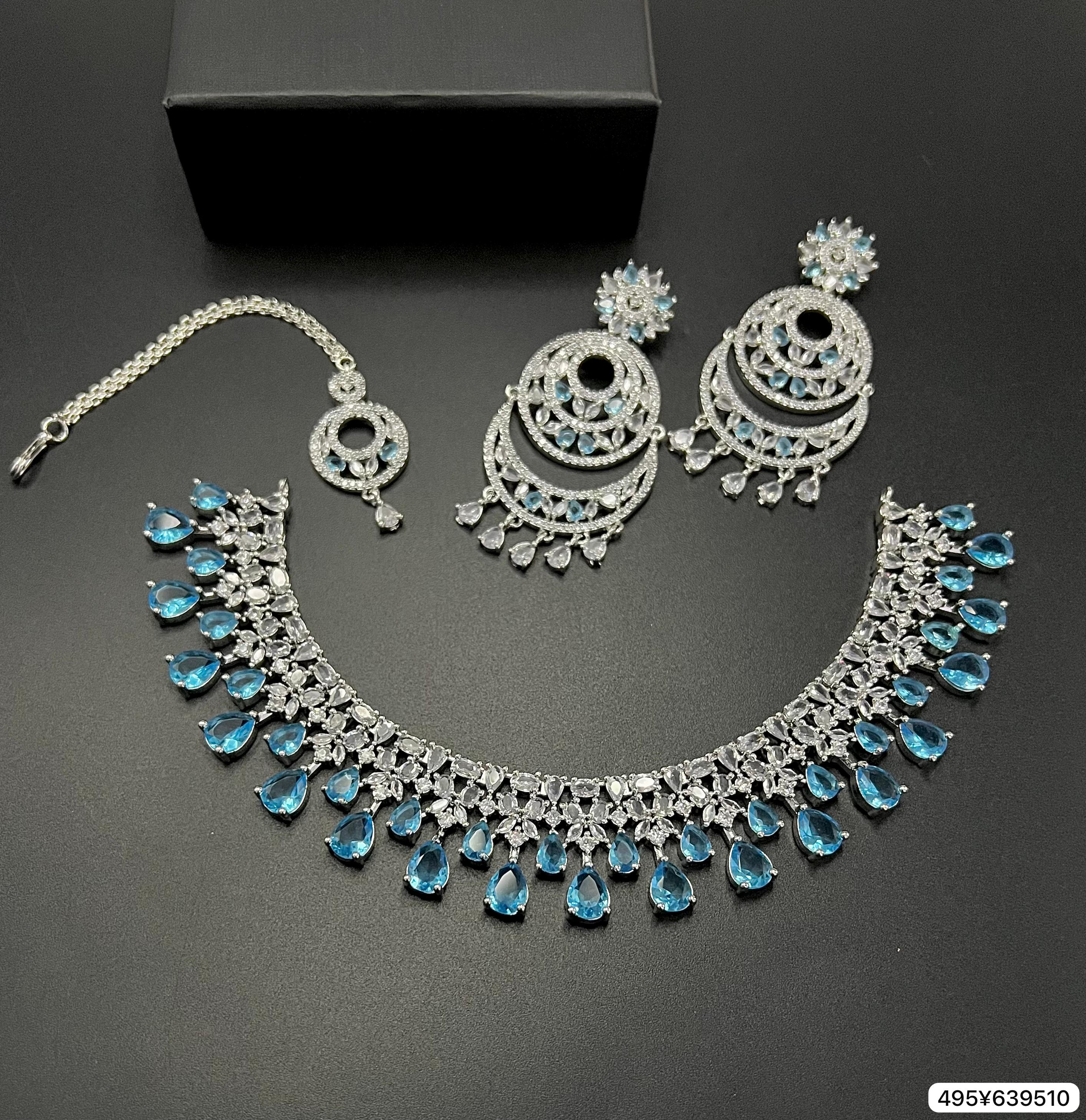 American diamond Set with beautiful Colours