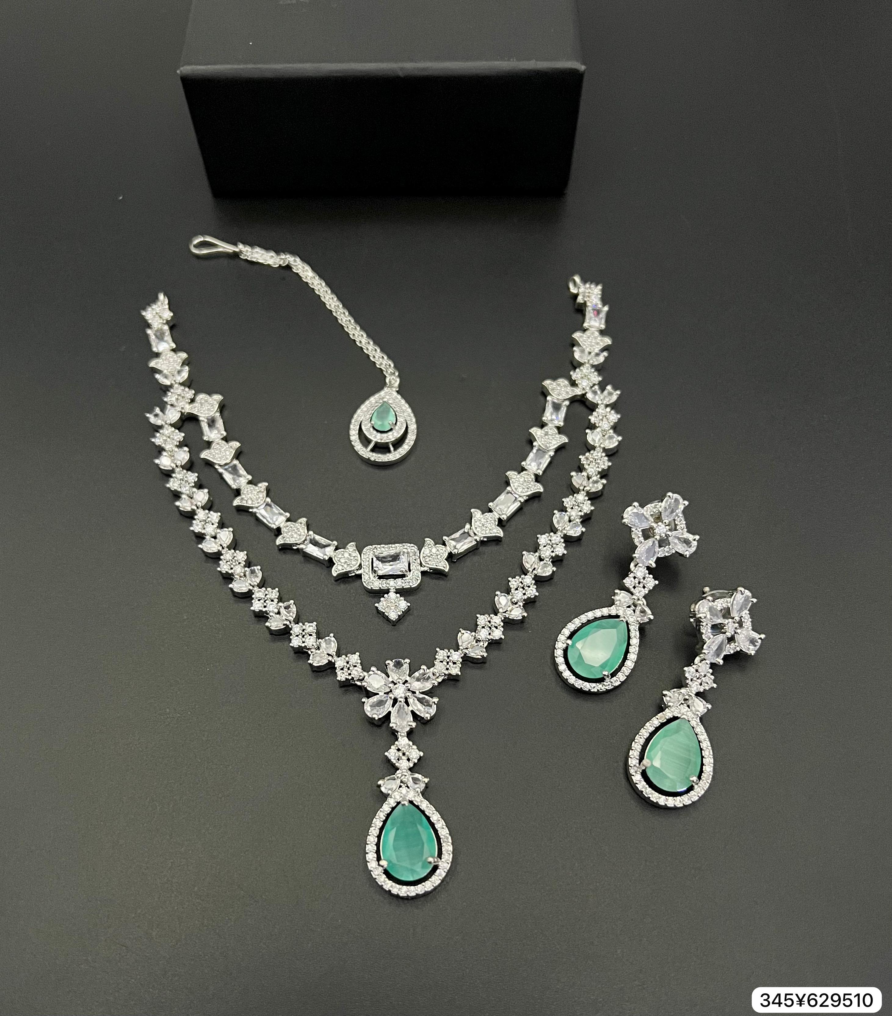 American diamond set Real Stone