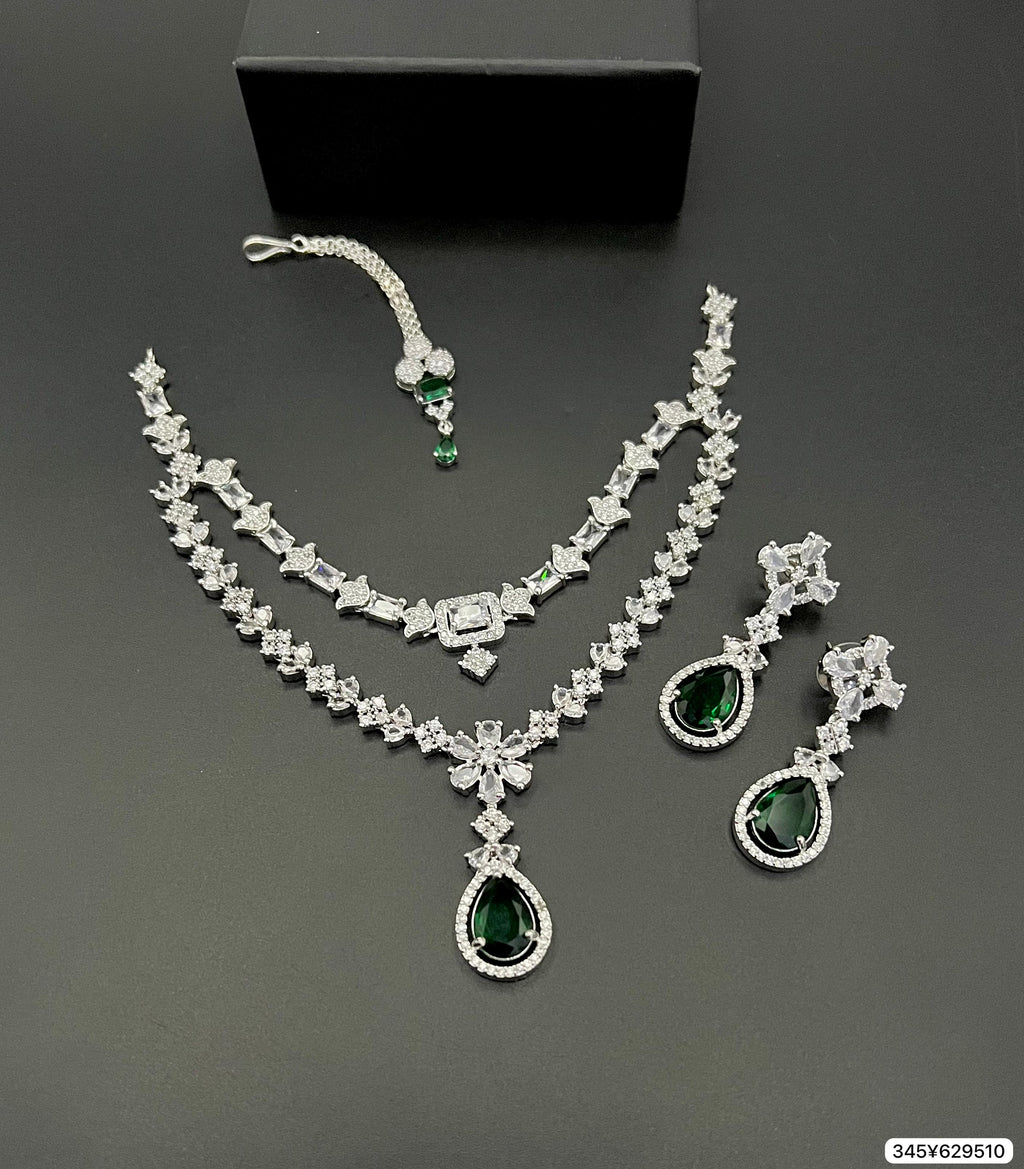 American diamond set Real Stone