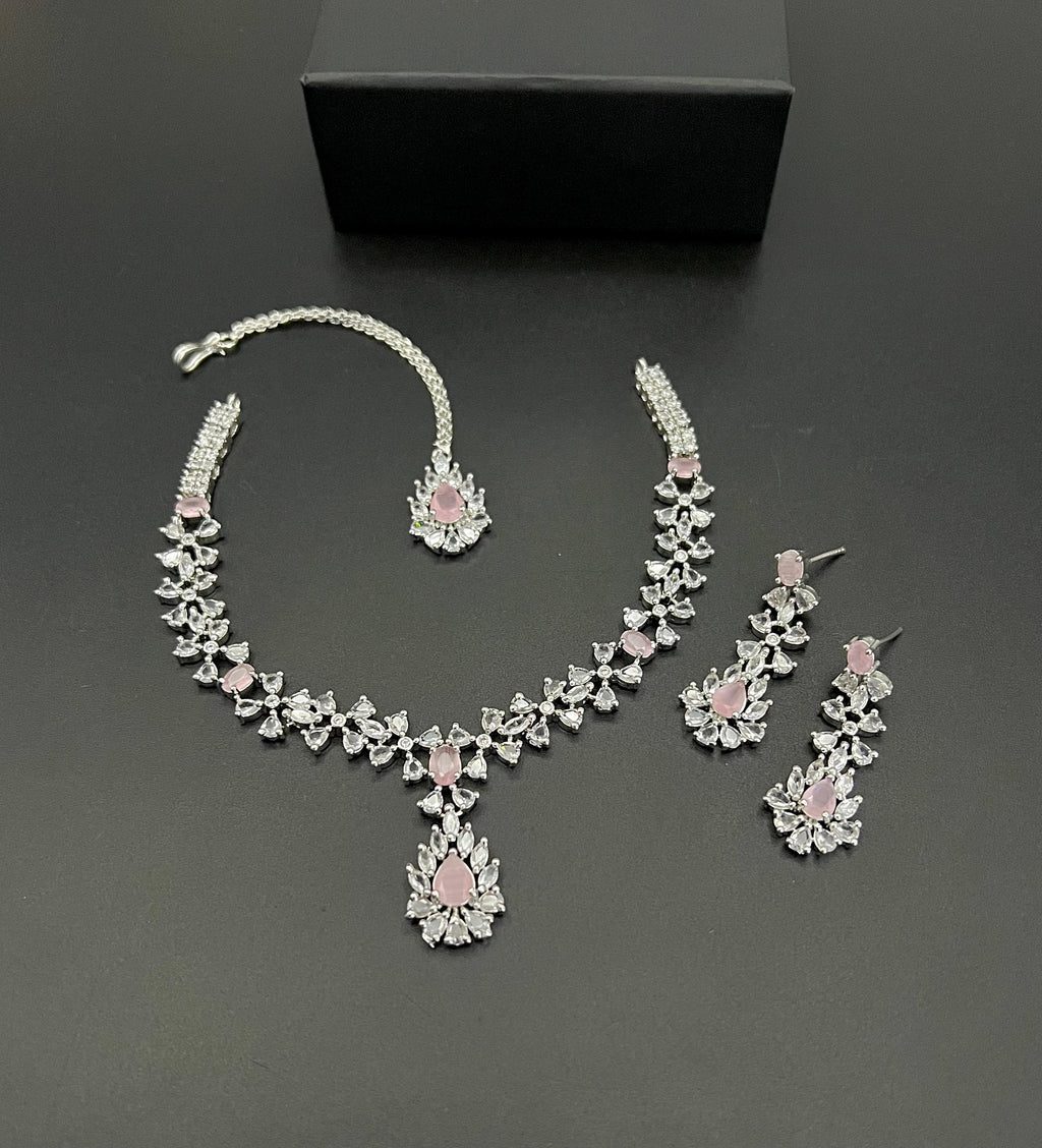 Beautiful stone work set for party wear