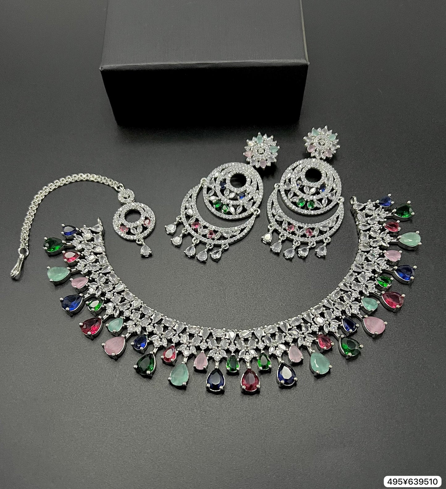 American diamond Set with beautiful Colours