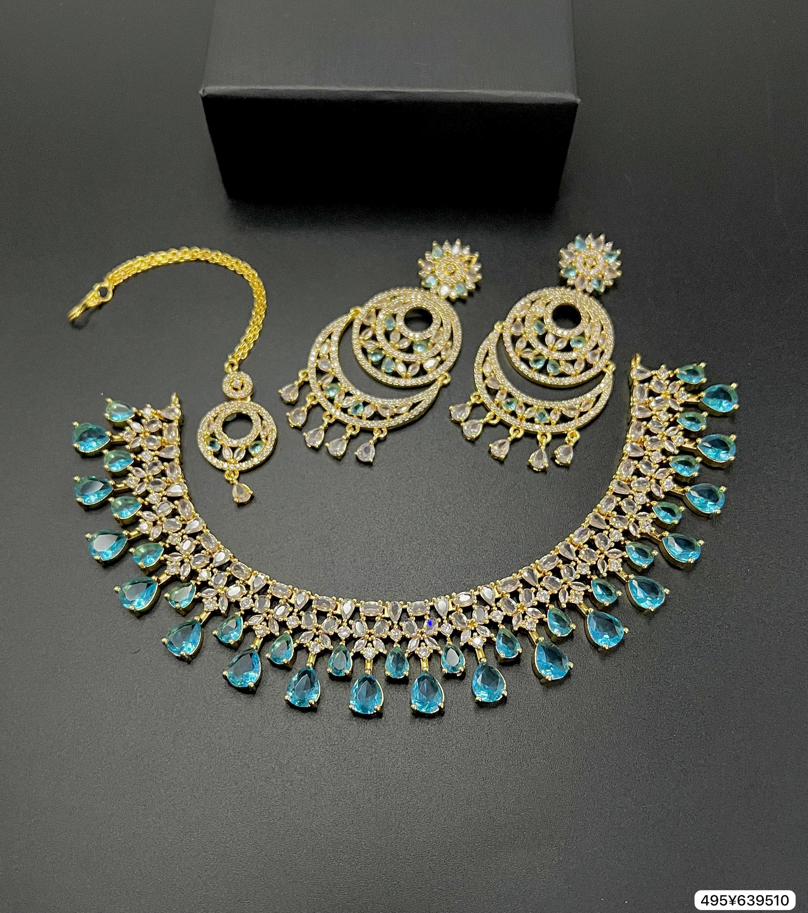 American diamond Set with beautiful Colours