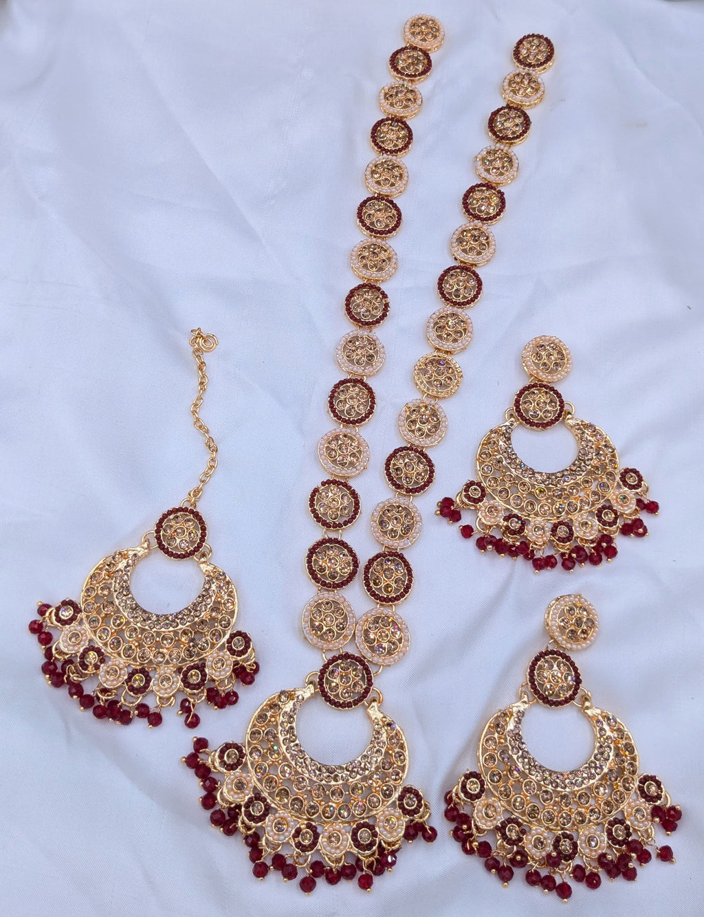 Mala Style Set Norantan Style  With Tikka