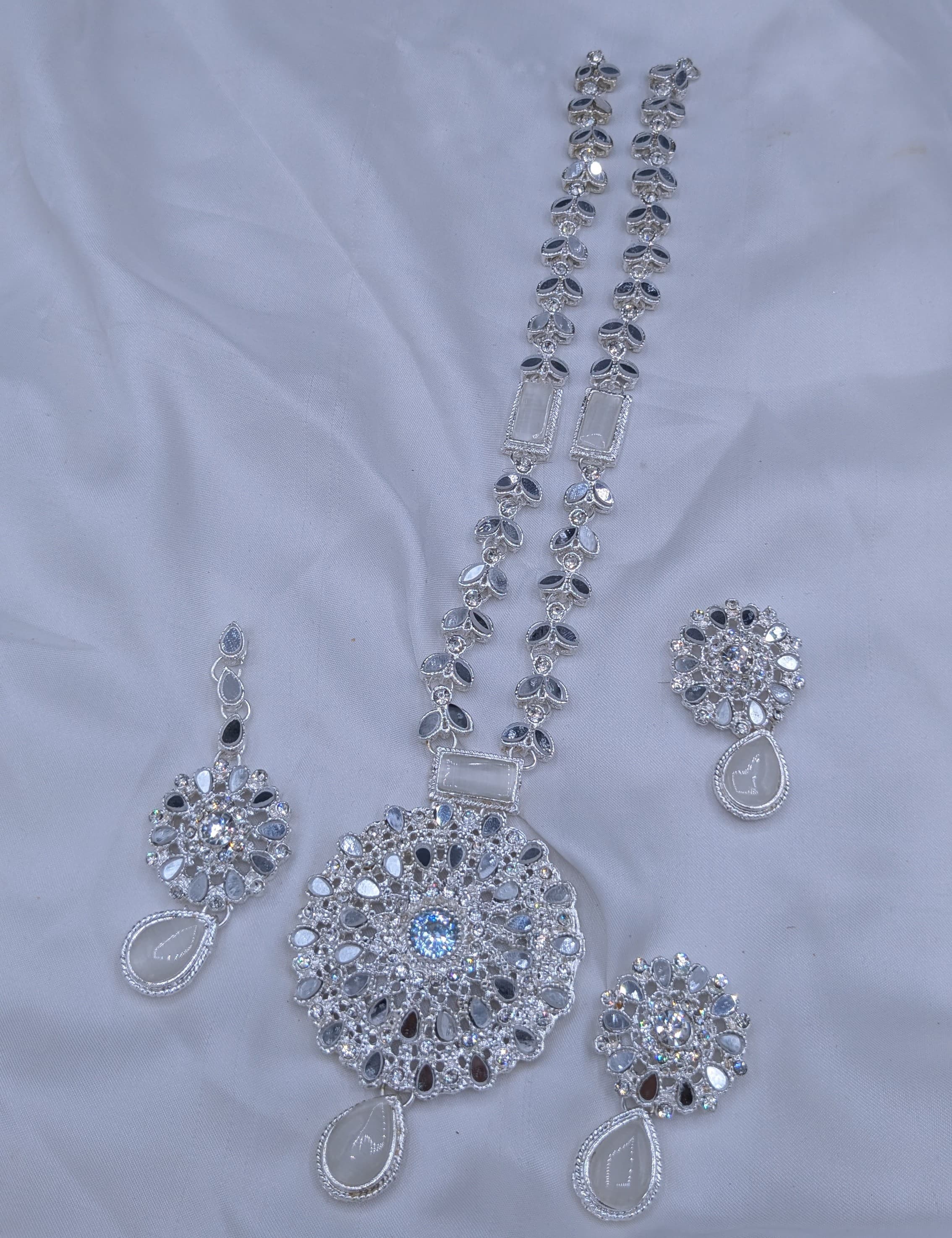 Mala Style  Poalki Work  Zarqon Work  With Tikka