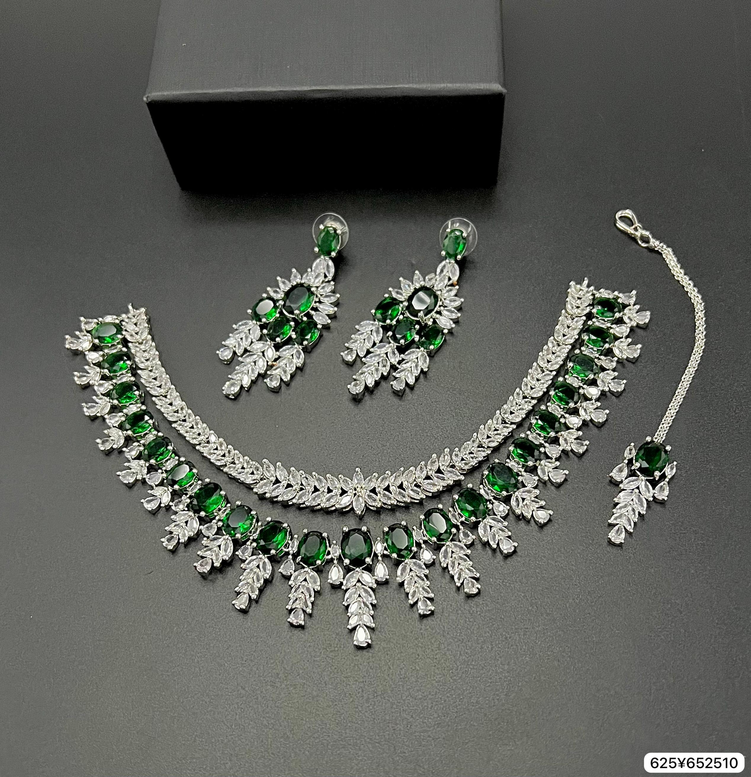 American diamond dobule pati set 😲
