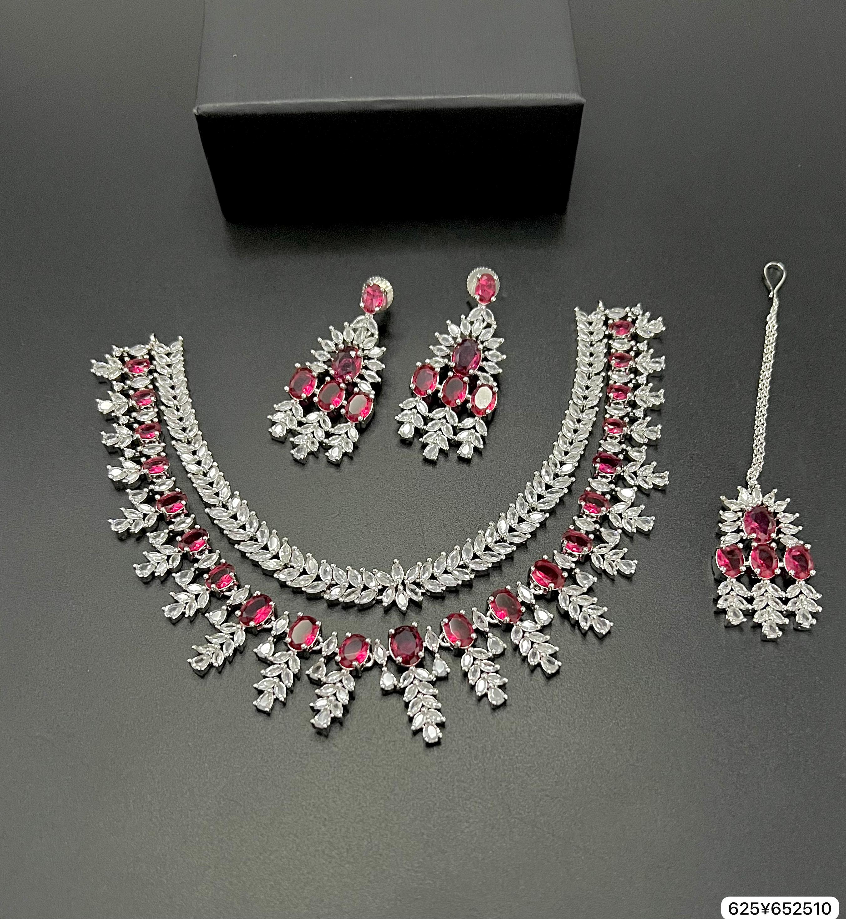 American diamond dobule pati set 😲