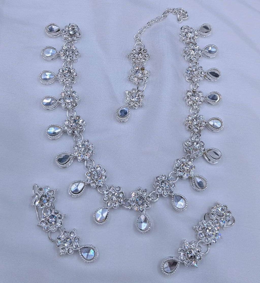 Party Wear Set  Zarqon or Poalki Work  With Tikka