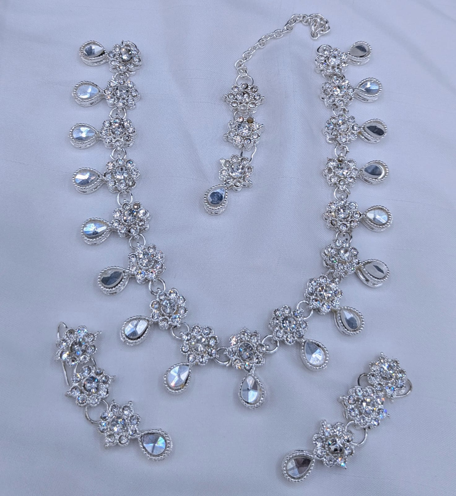 Party Wear Set  Zarqon or Poalki Work  With Tikka