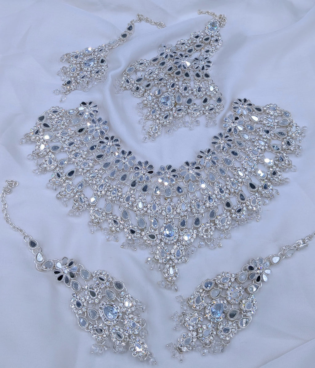 Bridal Set polki Work  With Tikka & Jummar