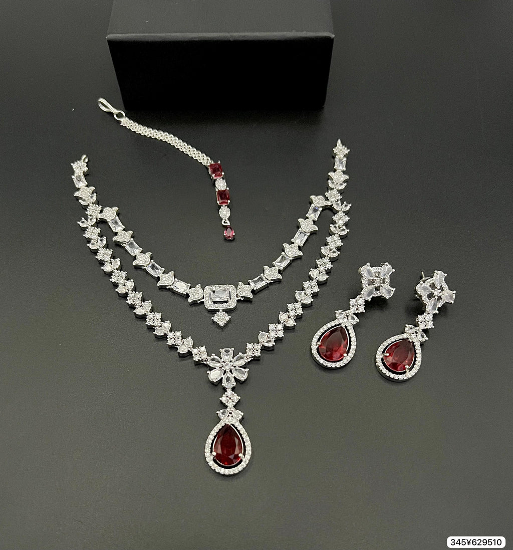 American diamond set Real Stone