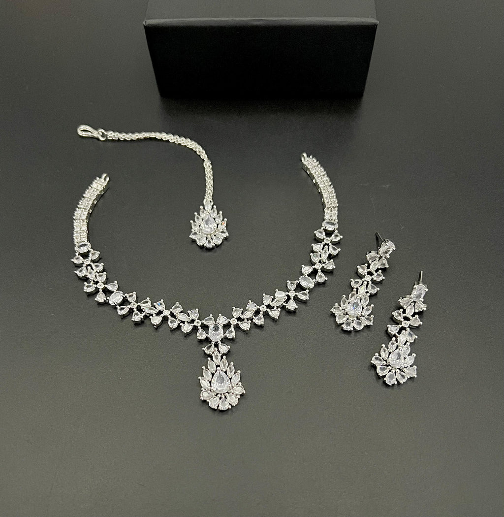 Beautiful stone work set for party wear
