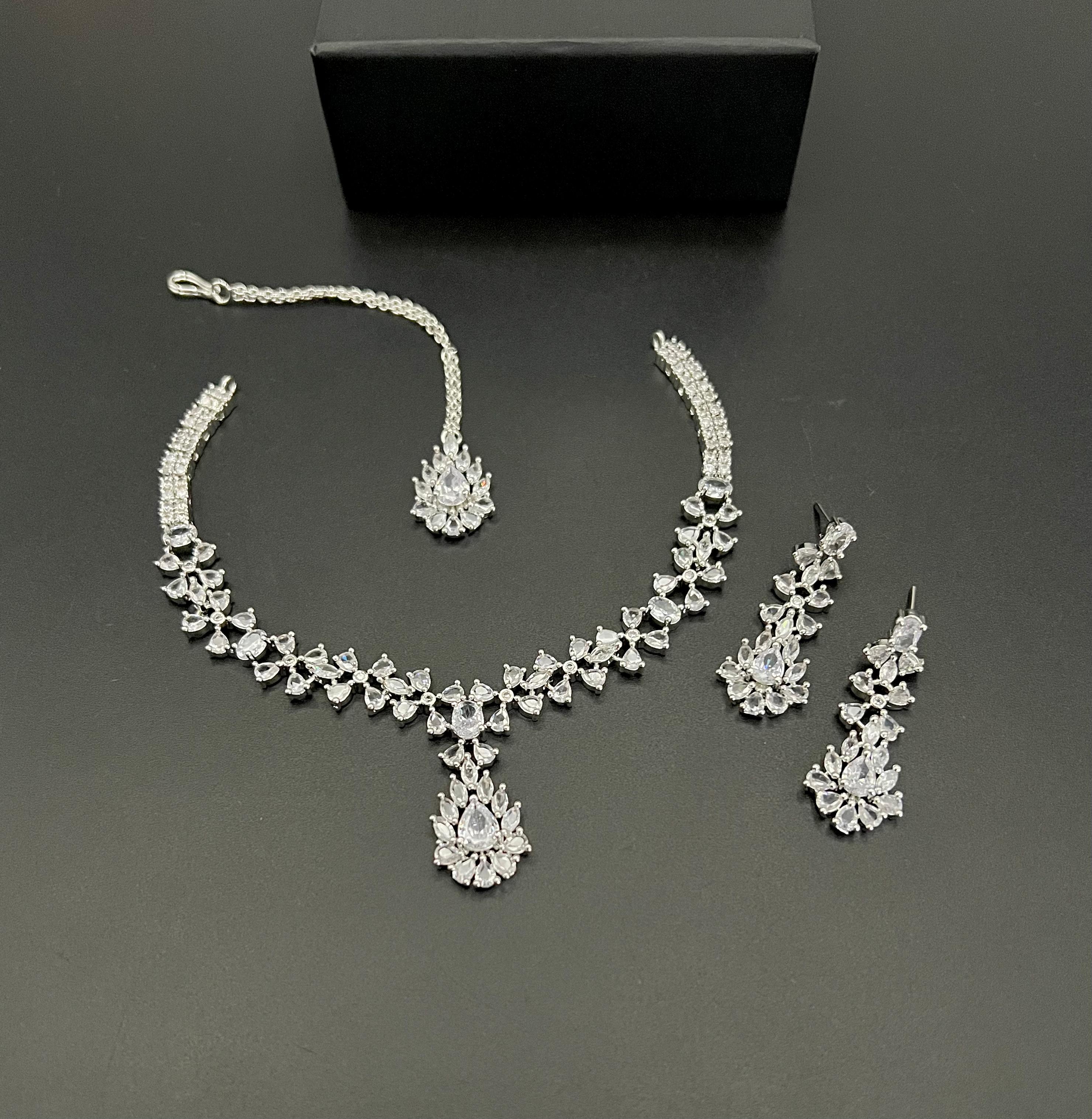 Beautiful stone work set for party wear